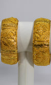 Large Gold Bangles - Xarrago