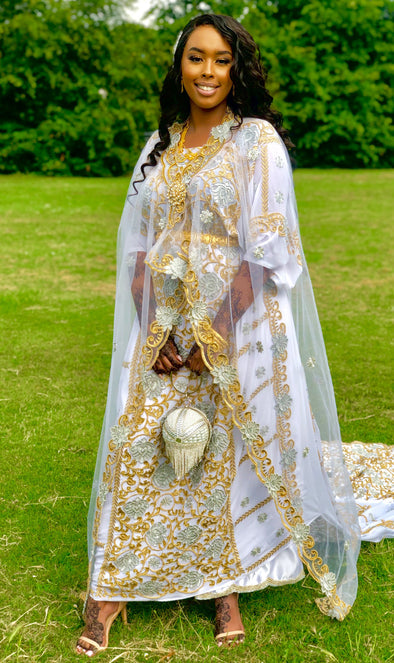 Trendy Bridal Gorgorad and Dirac Dress Set - Xarrago