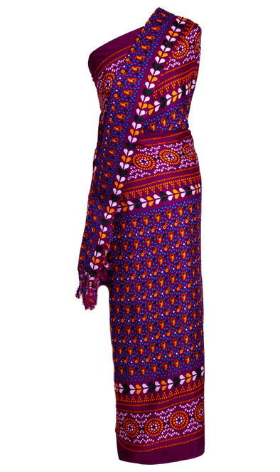 Modern Styled Purple & Blue Shaash Guntiino - Xarrago